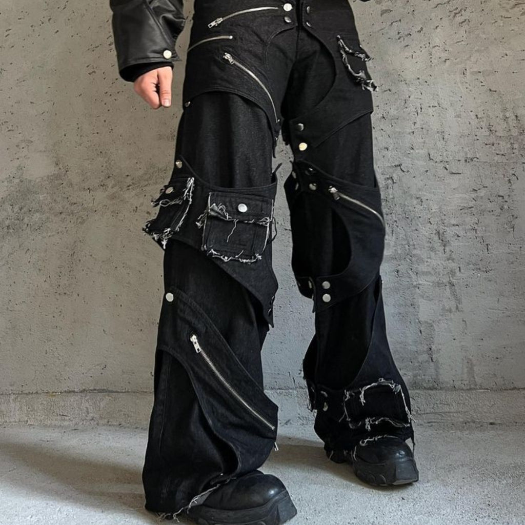 Cross Panel Denims (12 oz)