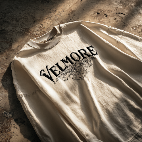 Beige Full Sleeves T-shirt