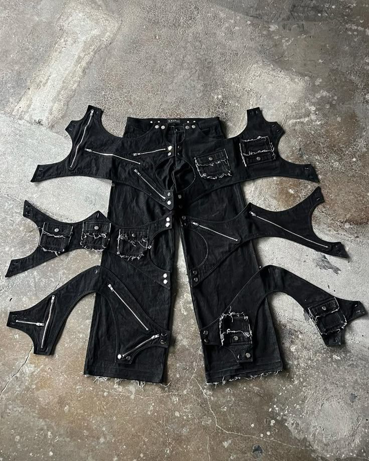 Cross Panel Denims (12 oz)