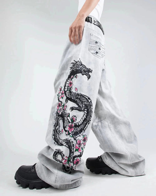 Dragon Bloom Denims