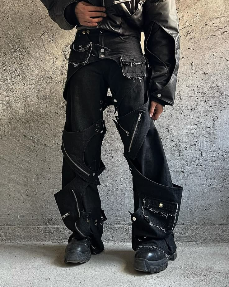 Cross Panel Denims (12 oz)